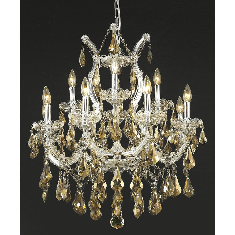 Fleur Illumination 13 Light Chrome Chandelier