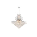 Fleur Illumination 15 Light Chrome Chandelier