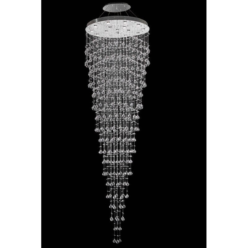 Fleur Illumination 16 Light Chrome Chandelier