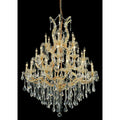 Fleur Illumination 28 Light Gold Chandelier