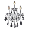Fleur Illumination 3 Light Chrome Wall Sconce