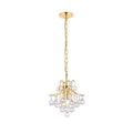 Fleur Illumination 3 Light Gold Pendant