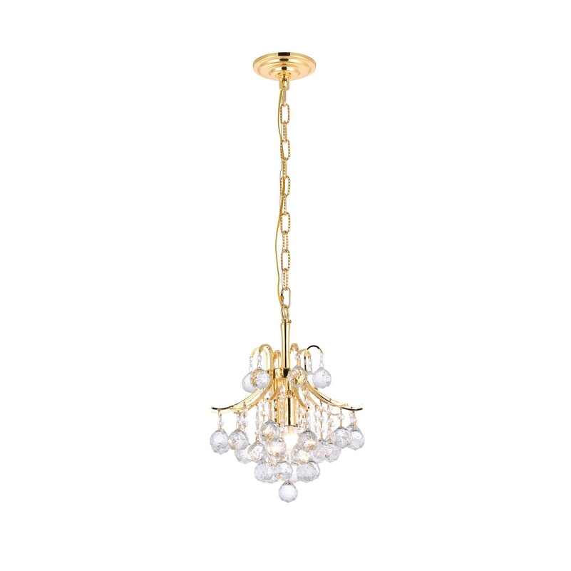 Fleur Illumination 3 Light Gold Pendant