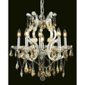 Fleur Illumination 6 Light Chrome Chandelier