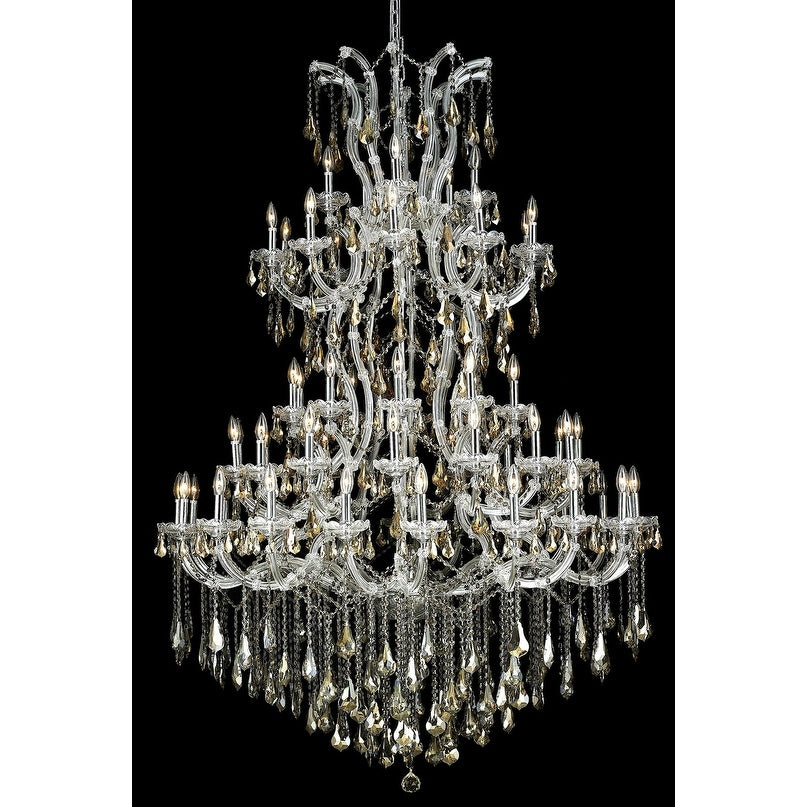 Fleur Illumination 61 Light Chrome Chandelier