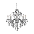 Fleur Illumination 8 Light Dark Bronze Chandelier