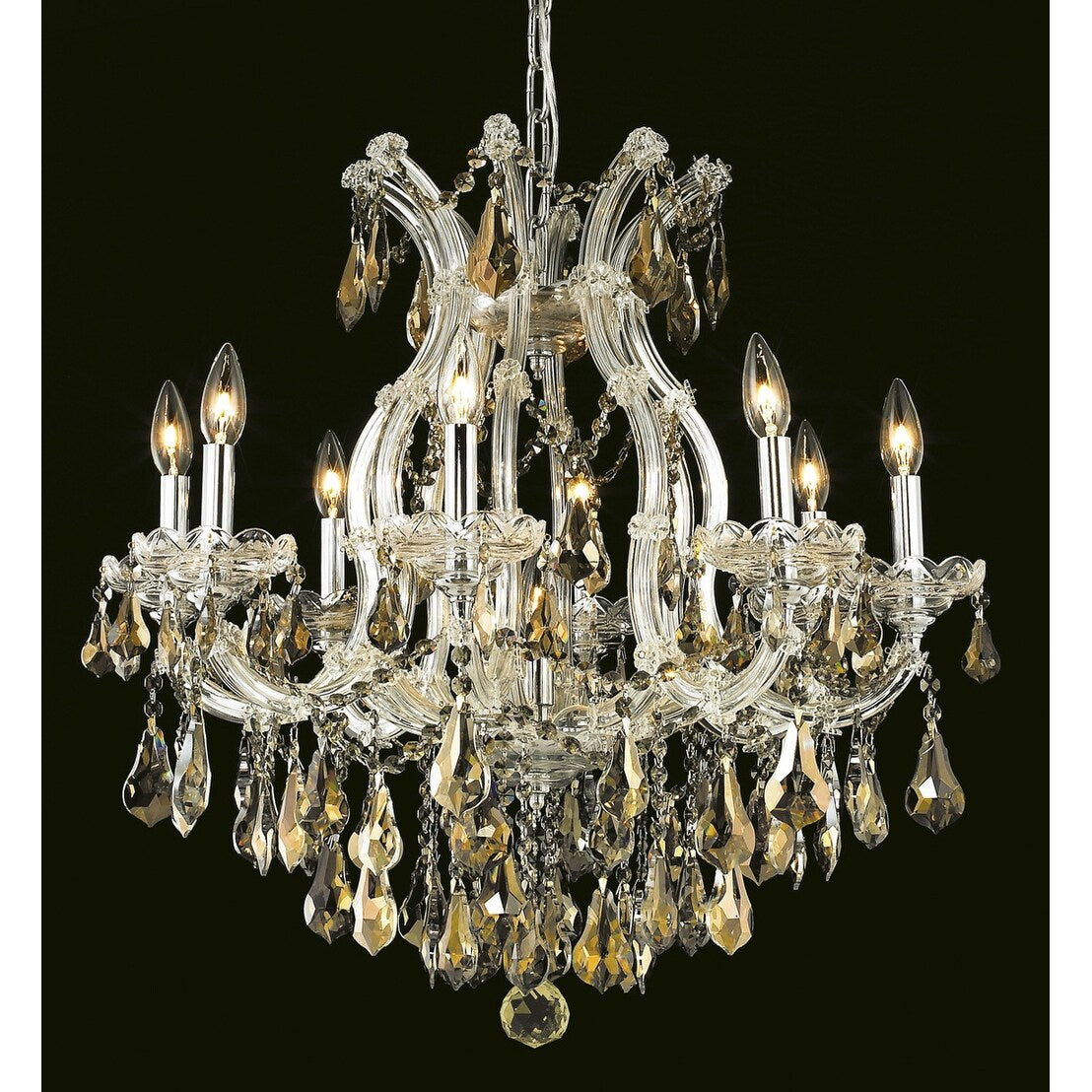 Fleur Illumination 9 Light Chrome Chandelier