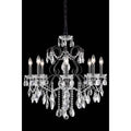 Fleur Illumination Collection Chandelier D 26In H 23In Lt 8 Dark Bronze Finish