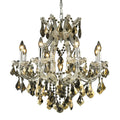 Fleur Illumination Collection Chandelier D 26In H 26In Lt 9 Chrome Finish