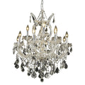 Fleur Illumination Collection Chandelier D 27In H 26In Lt 13 Chrome Finish