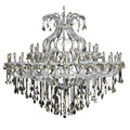 Fleur Illumination Collection Chandelier D 72In H 60In Lt 49 Chrome Finish