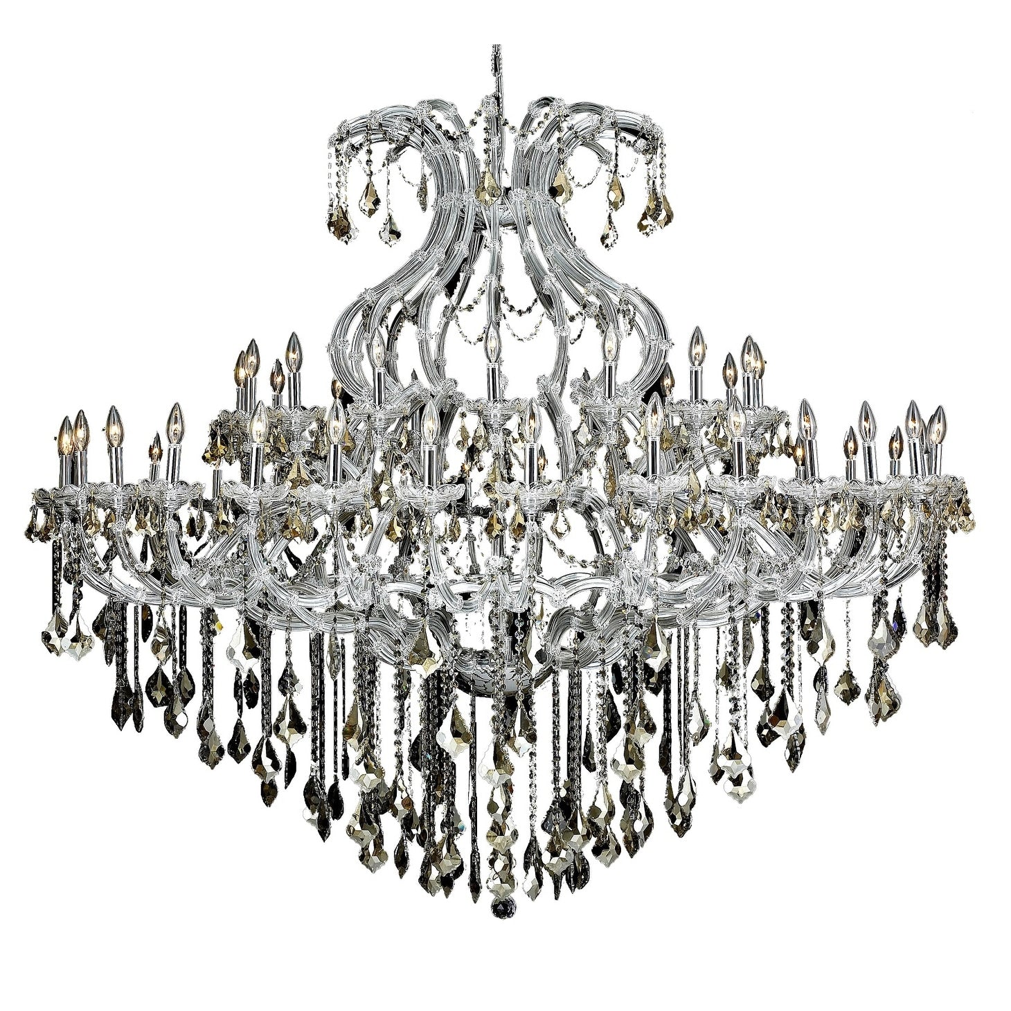 Fleur Illumination Collection Chandelier D 72In H 60In Lt 49 Chrome Finish