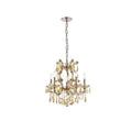 Fleur Illumination Collection Pendant D 20In H 25In Lt 6 Gold Finish
