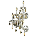 Fleur Illumination Collection Wall Sconce D 12In H 29.5In E 11.5In Lt 5 Chrome Finish