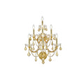 Fleur Illumination Collection Wall Sconce D 22In H 27In E 15.5In Lt 7 Gold Finish