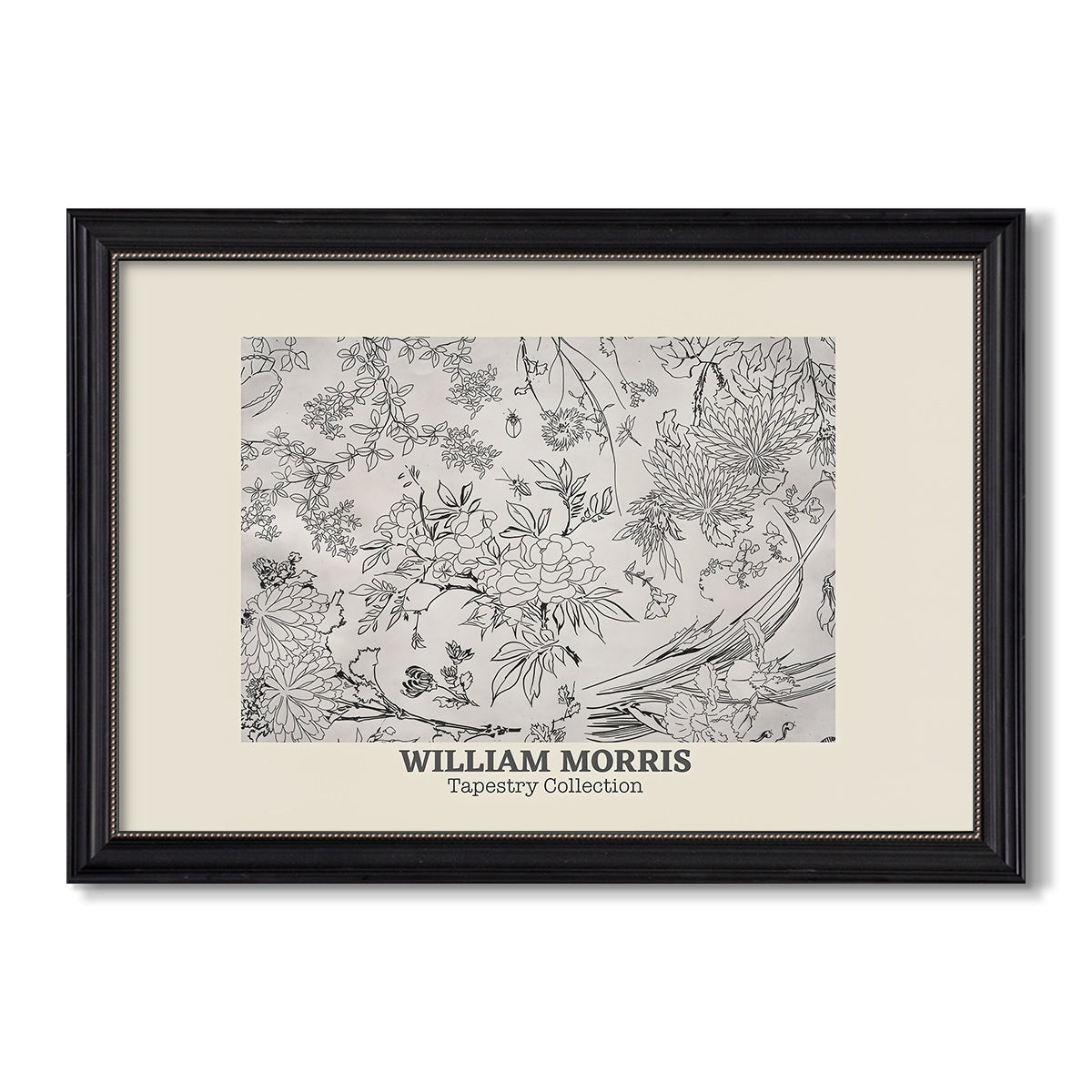 Fleurs 1866 Felix Bracquemond Custom Framed Canvas