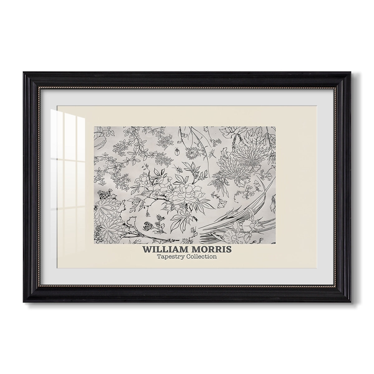 Fleurs 1866 Felix Bracquemond Custom Framed Print