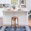 Flint Walnut Backless Counter Stool