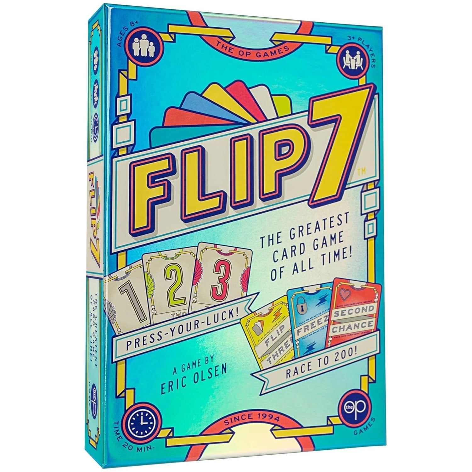 Flip 7 Fast Paced Addictive Card Game Blue