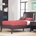 Floating Panel Twin Size Sleigh Bed