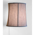Floating Shade Plug In Wall Light Textured Oatmeal Fabric 14X16X17