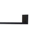 Floating U Laminated Black Shelves Set Of 3