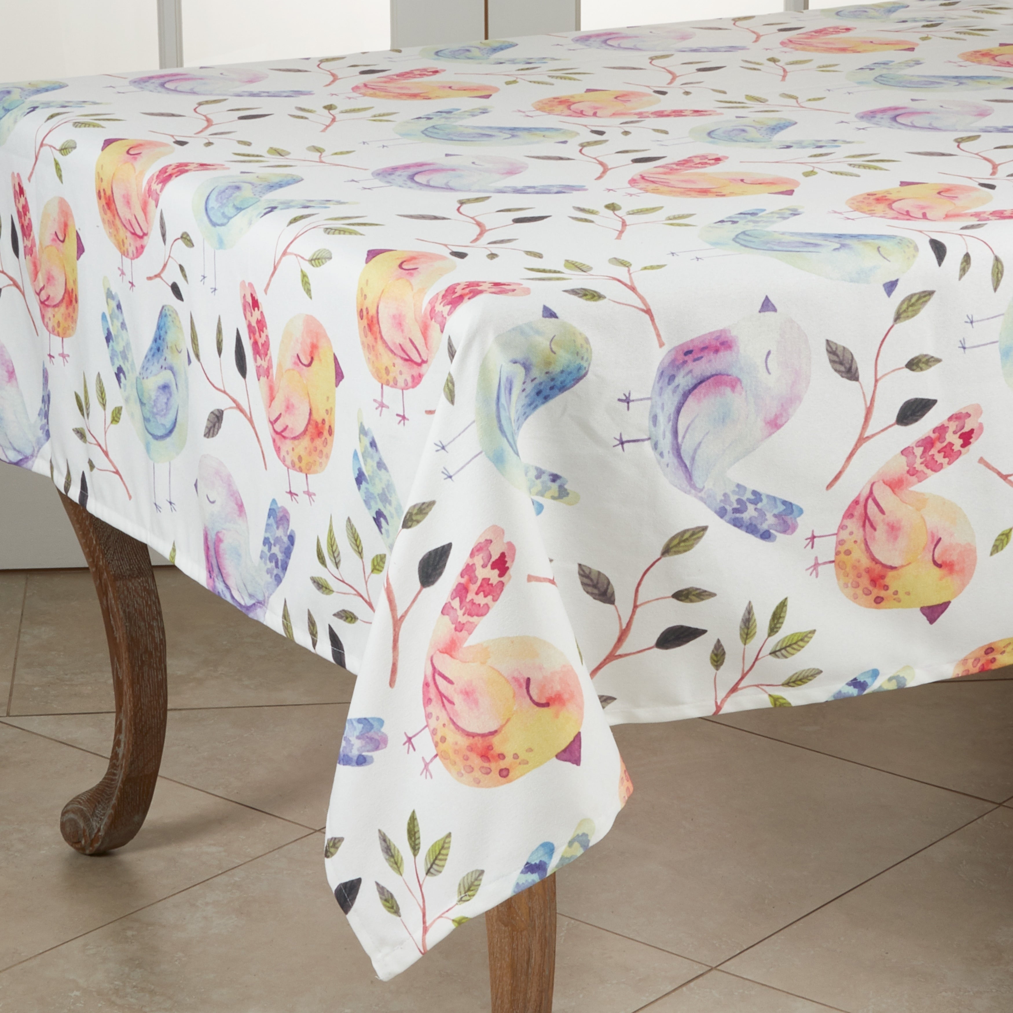 Flock Of Birds Design Tablecloth 55
