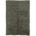 Linon Flokati Heavy Olive Rug 2 X 8