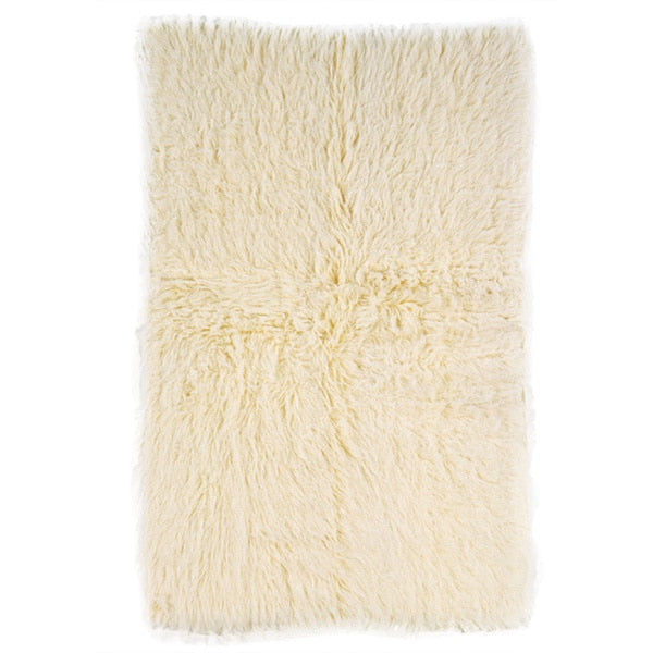 Linon Flokati Super Heavy Natural Rug 3 X 5 3 X 5