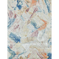 Floor Art Hand Knotted Bamboo Silk Silver Blush Area Rug 4 X 6