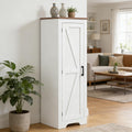 Floor Cabinet Pantry Cabinet With Adjustabel Shelves Storage Cabinet Freestanding Cabinet For Living Room