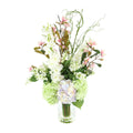 Floral Centerpiece With Hydrangeas Magnolias And Lilacs 39
