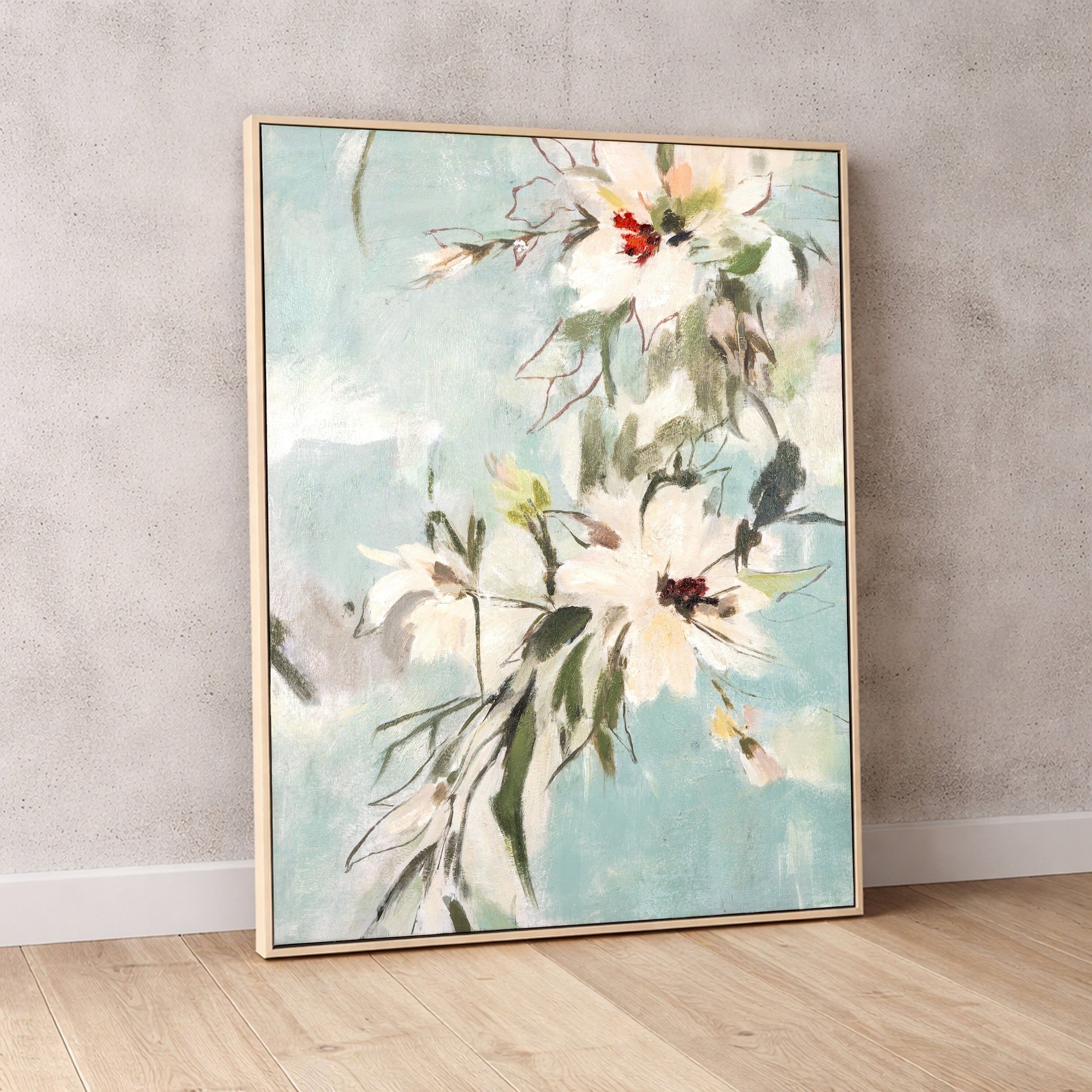 Floral Dance Hand Painted Canvas