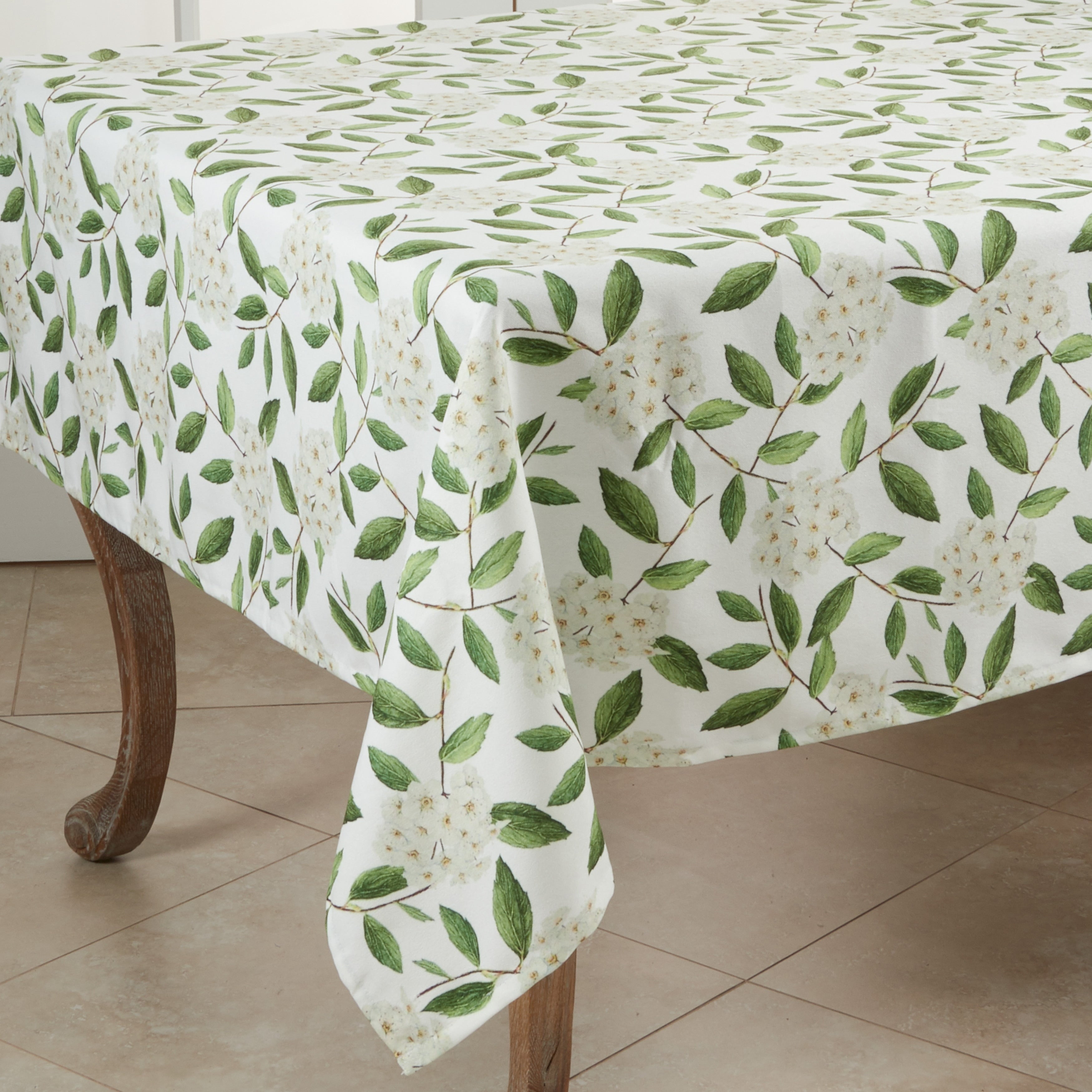 Floral Design Square Tablecloth 55