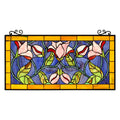 Floral Design Window Panel Suncatcher