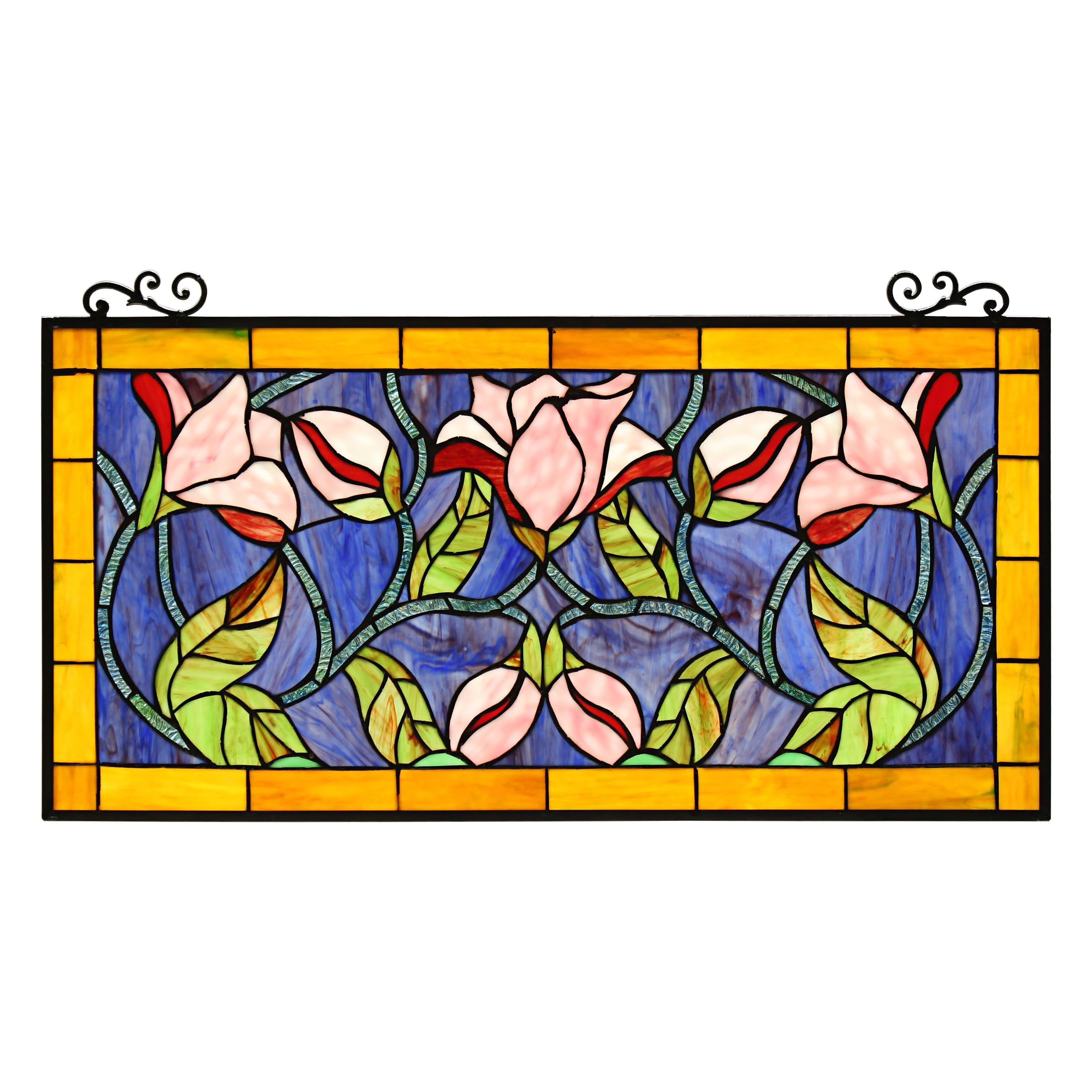 Floral Design Window Panel Suncatcher