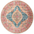 Vintage Style Floral Area Rugs Oriental Heat Set Carpet