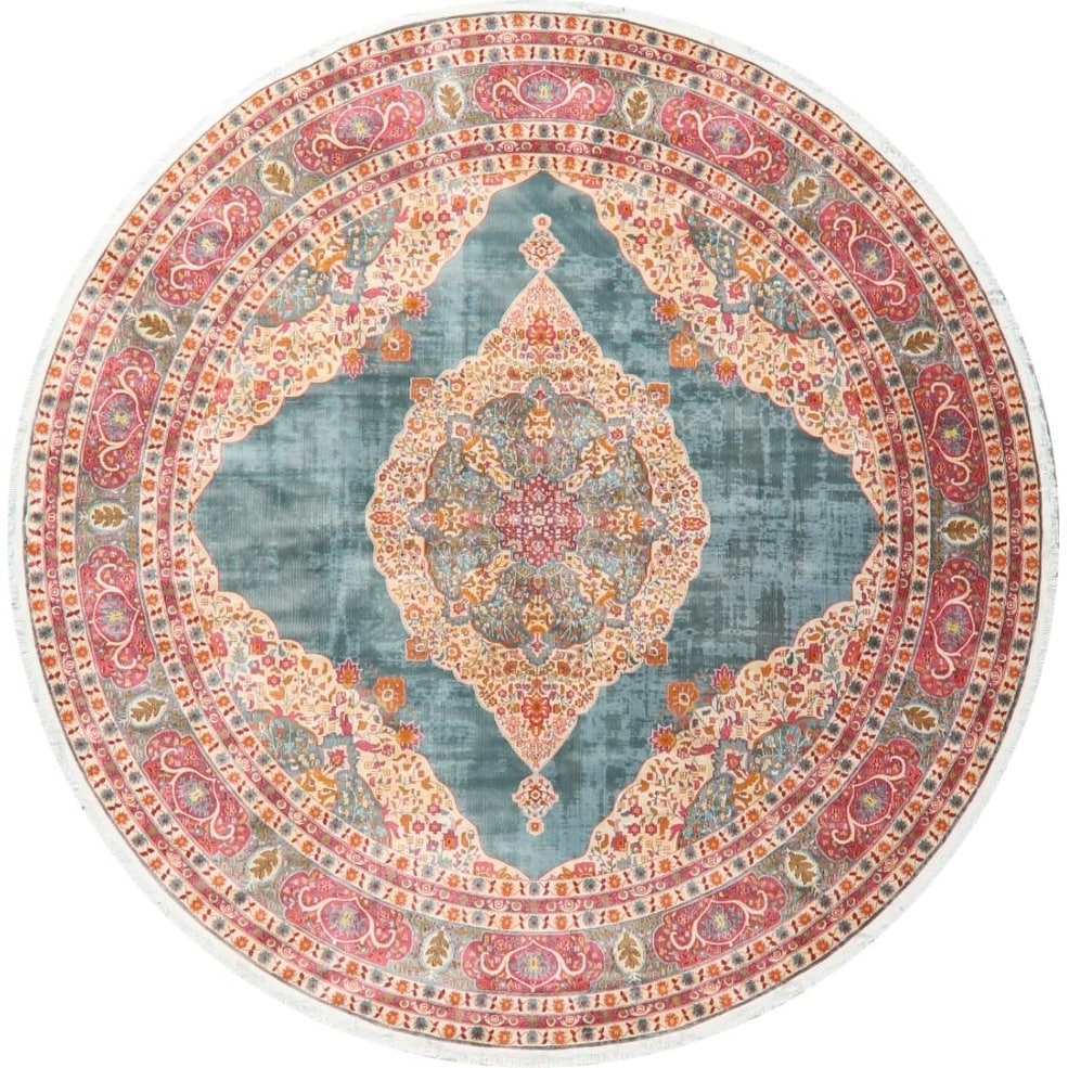 Vintage Style Floral Area Rugs Oriental Heat Set Carpet