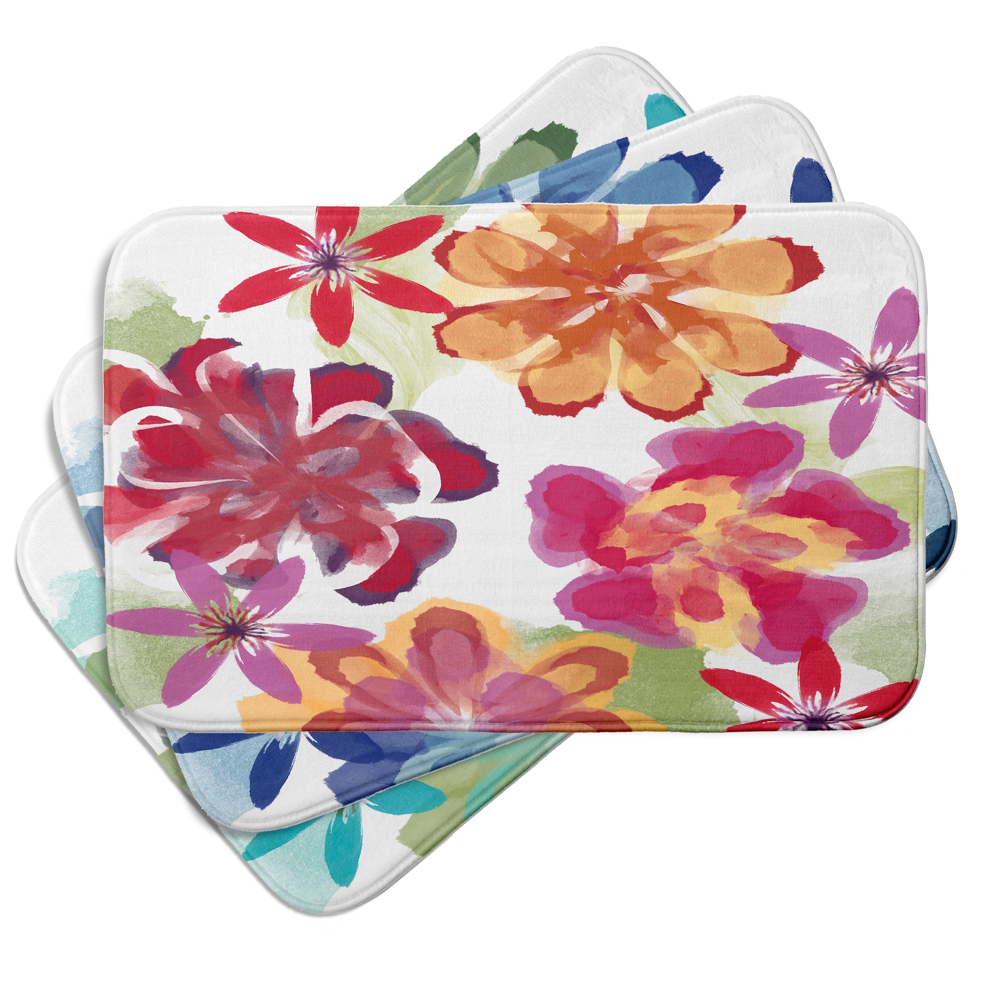 Floral Frolic Ani Bath Mat