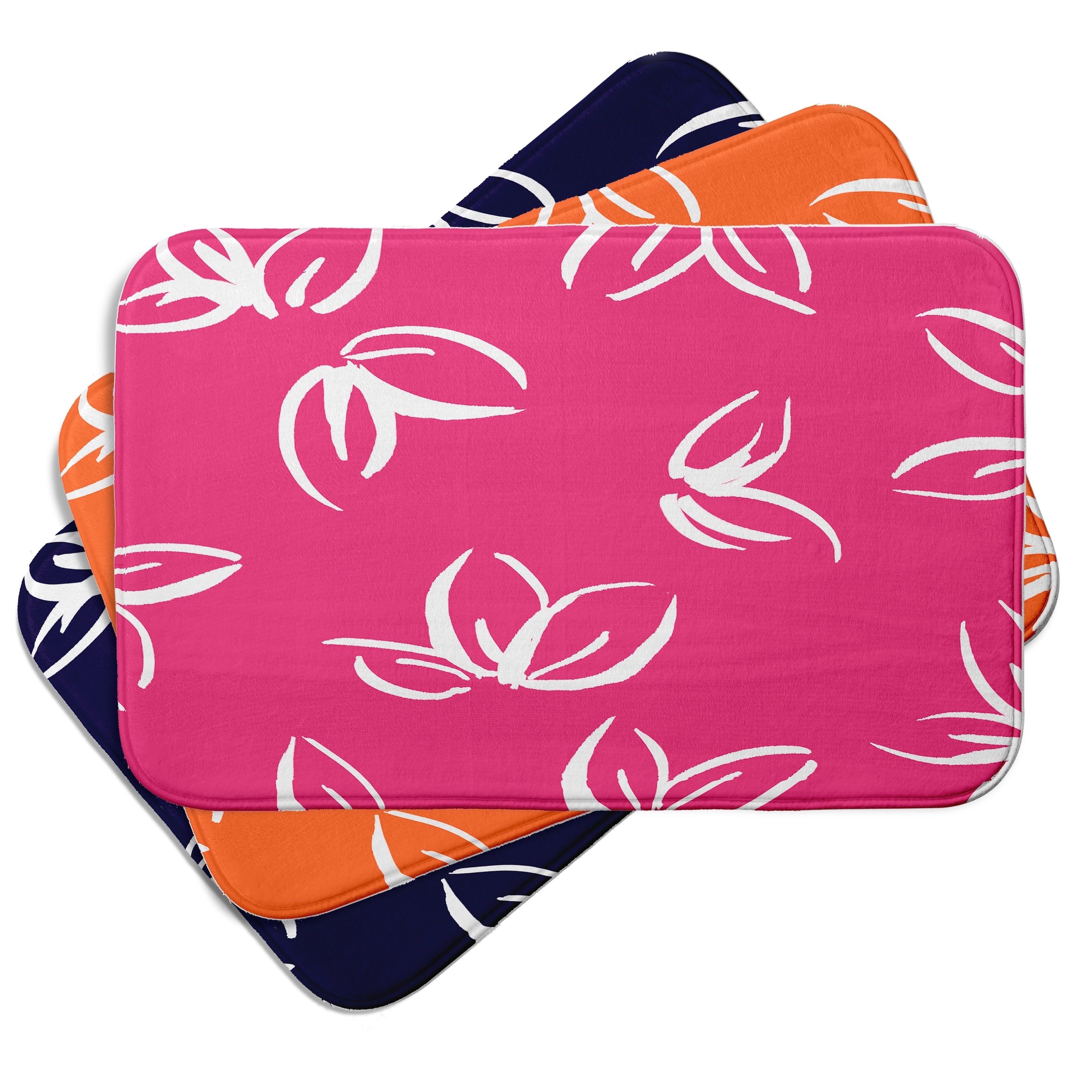 Floral Frolic Eva Bath Mat