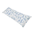 Floral Leaf Body Pillow Case Pillow Not Included Blue Grey White Boho Watercolor Botanical Flower Woodland Tropical Garden.