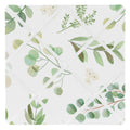 Floral Leaf Collection 13In Fabric Memory Photo Bulletin Board Green White Boho Watercolor Botanical Woodland Tropical Garden