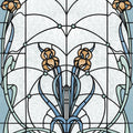 Veer Decor Floral Stained Glass Wallpaper