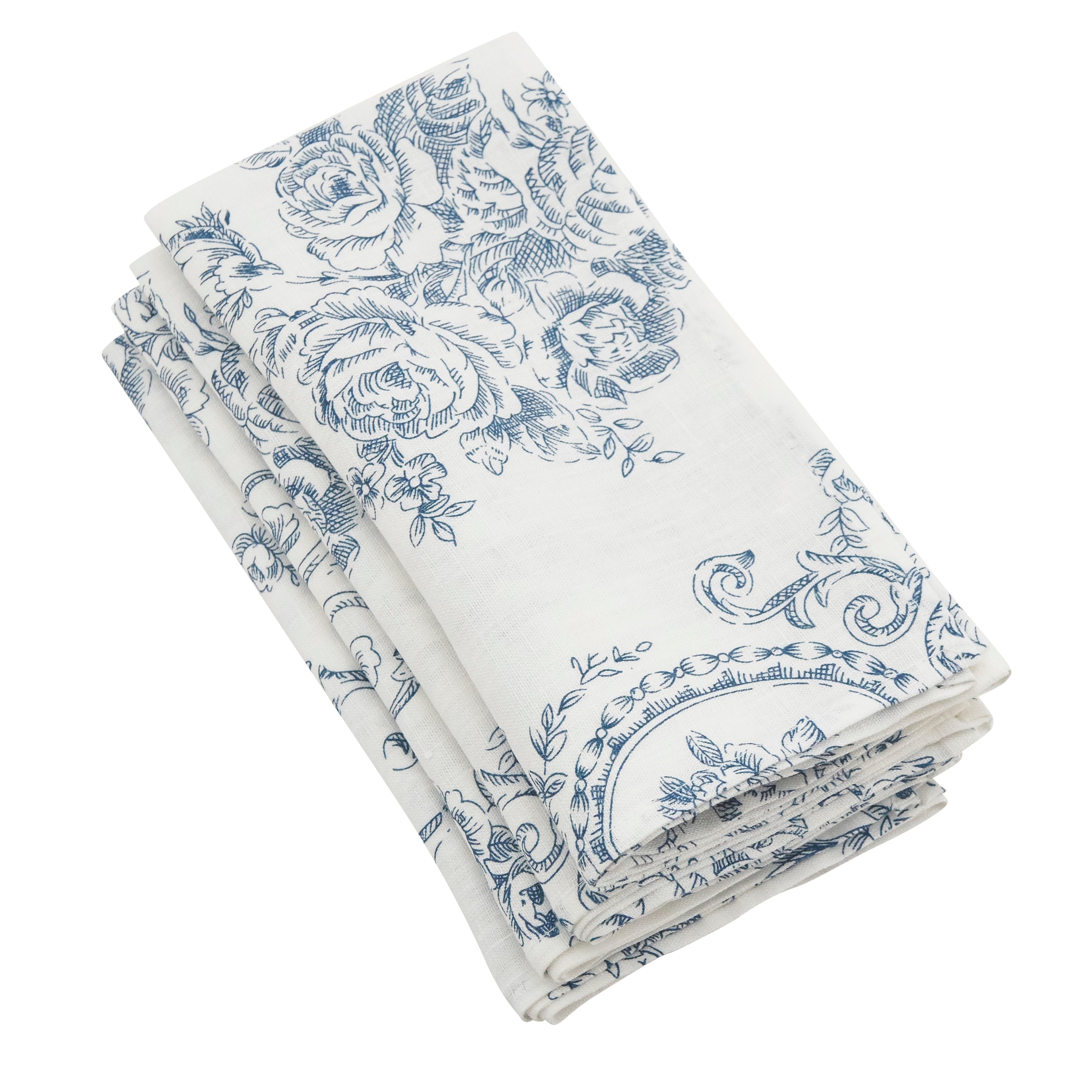 Floral Story Napkin Set Of 4 20