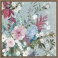 Floral Symphony In Soft Hues By Pi Studio Framed Canvas Wall Art Print