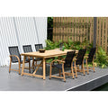 Floralis Teak 7 Piece Rectangular Patio Dining Set By Amazonia