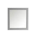 Florence 36 Inch Rectangular Bathroom Vanity Framed Wall Mirror In Grey 36 Inches