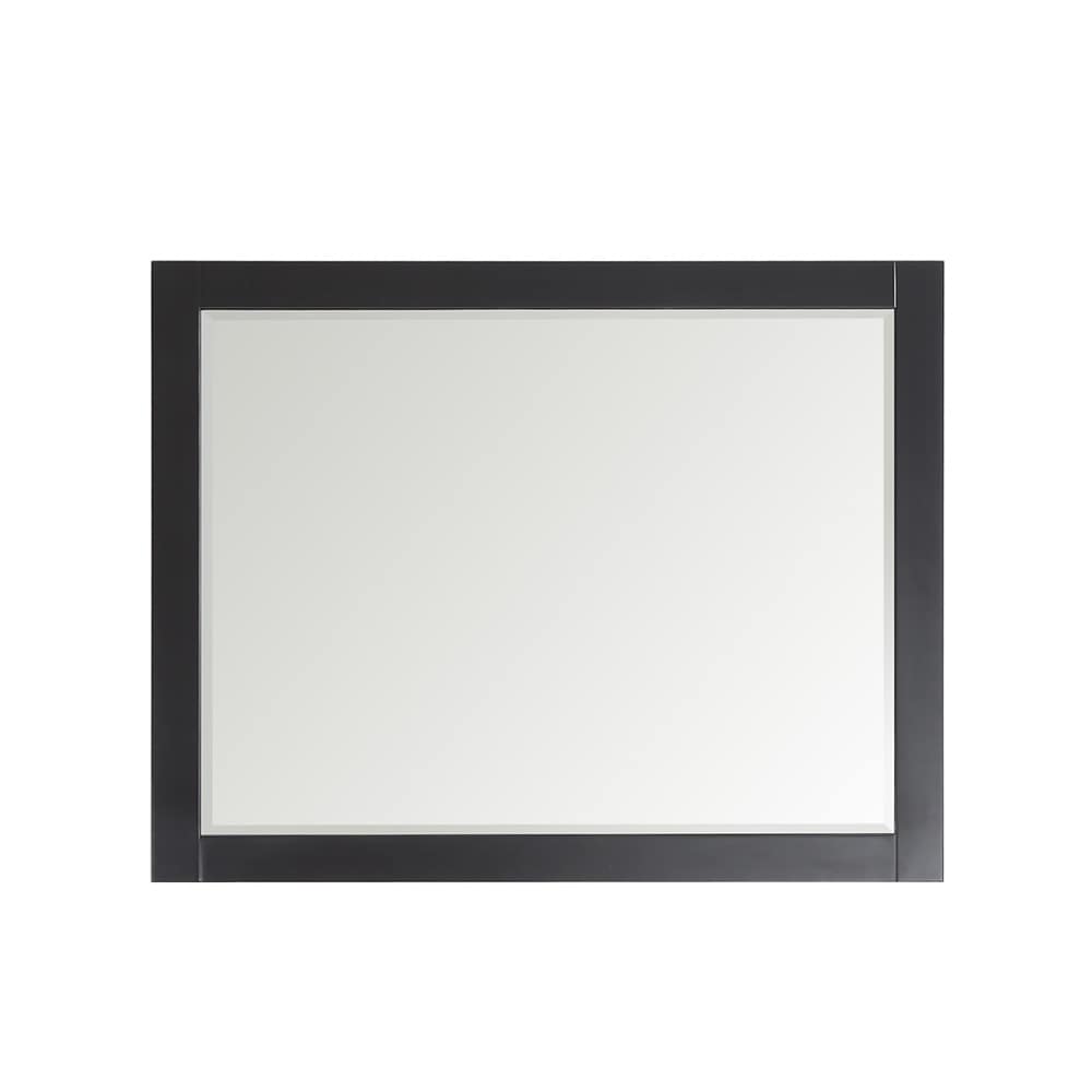 Florence 48 Rectangular Bathroom Vanity Framed Wall Mirror In Espresso 48 Inches