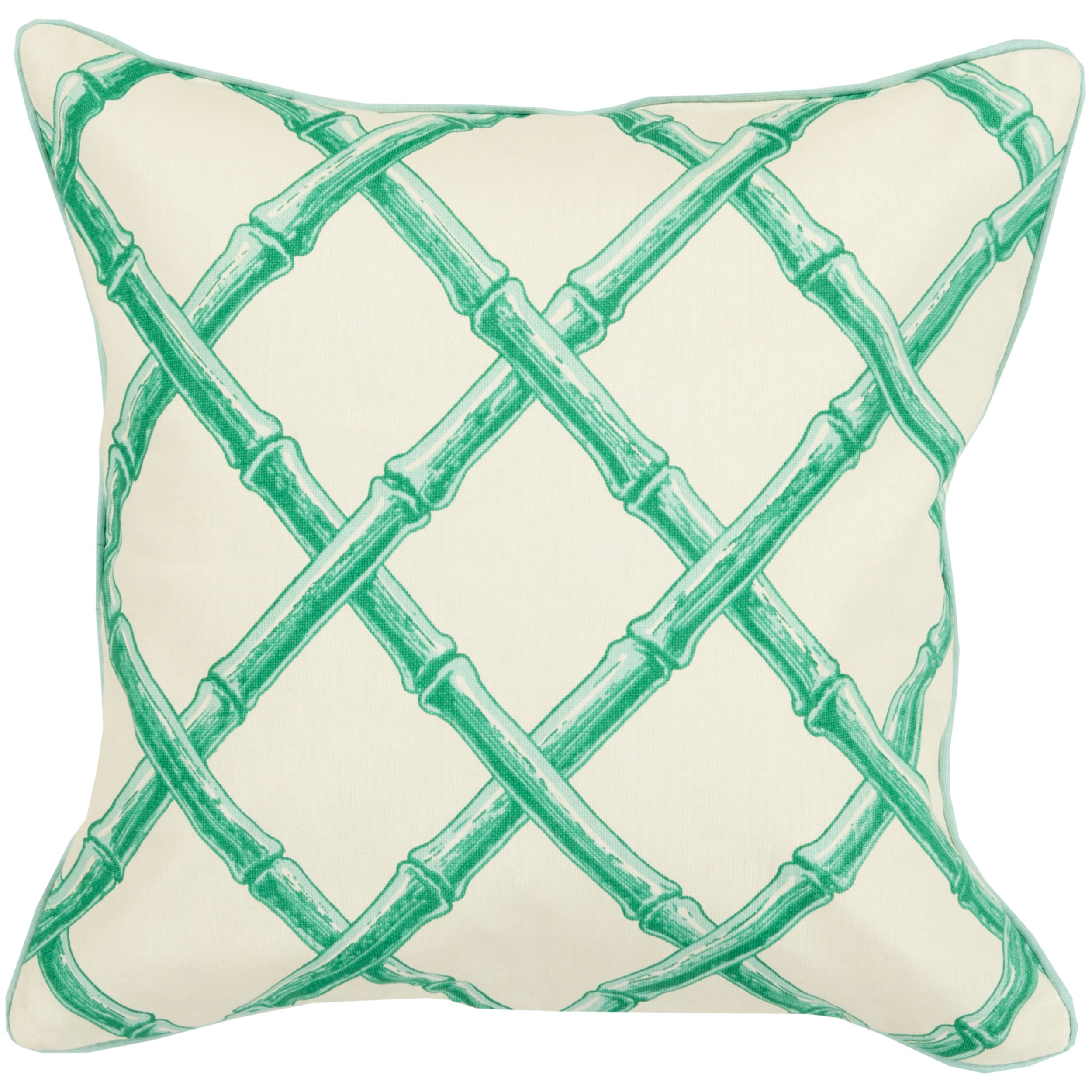 Decorative Chelsey Lattice Feather Down Or Polyester Filled 20 Inch Throw Pillo
