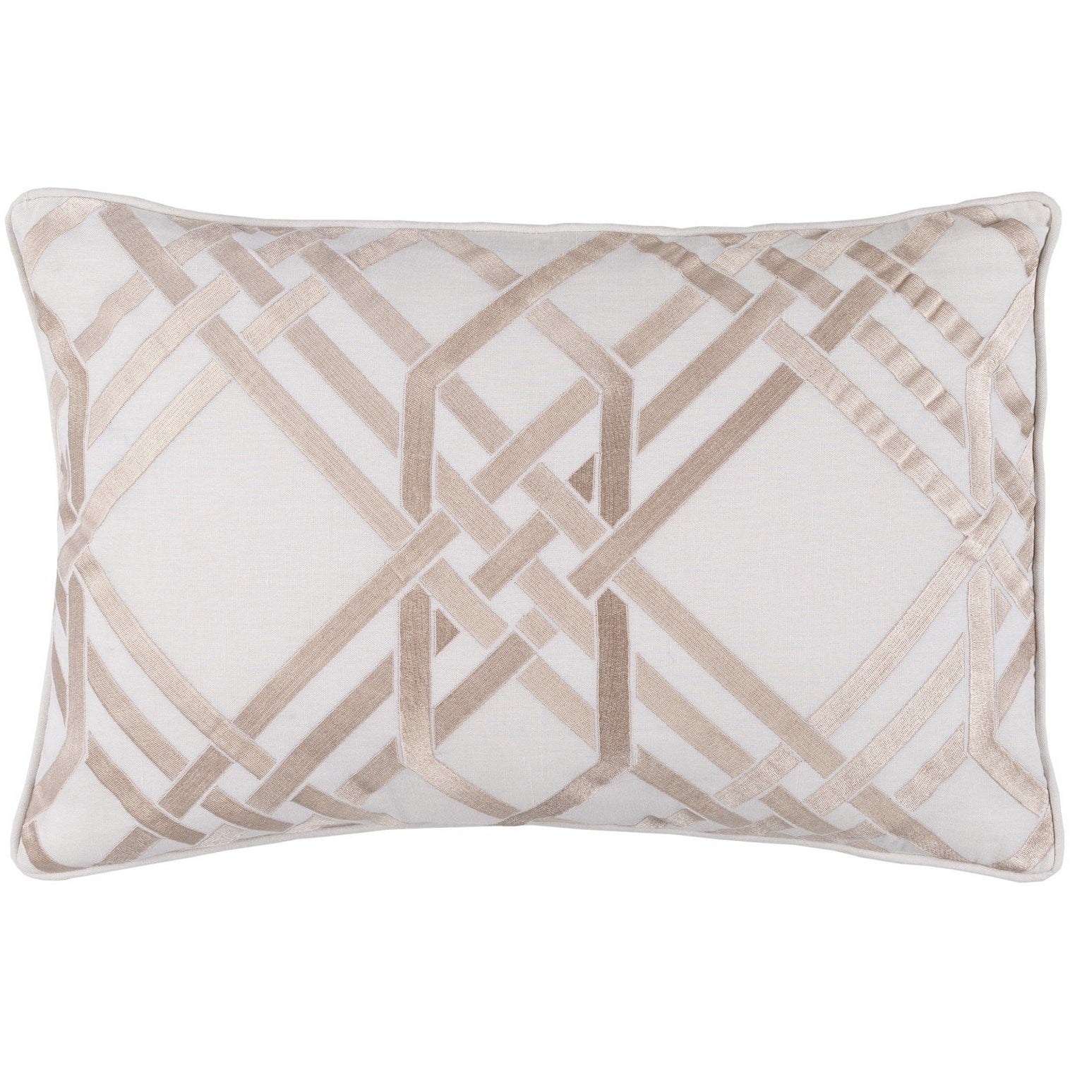 Decorative Eilat Feather Down Or Poly Filled Throw Pillow 13 X 20